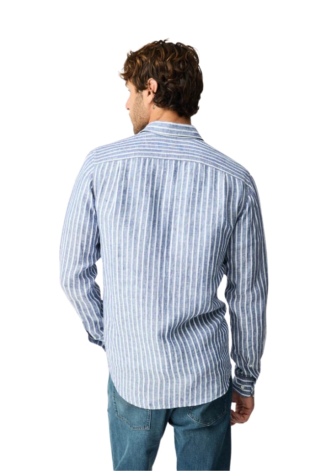 Willsher Bay Sports Fit Shirt - Stone Blue