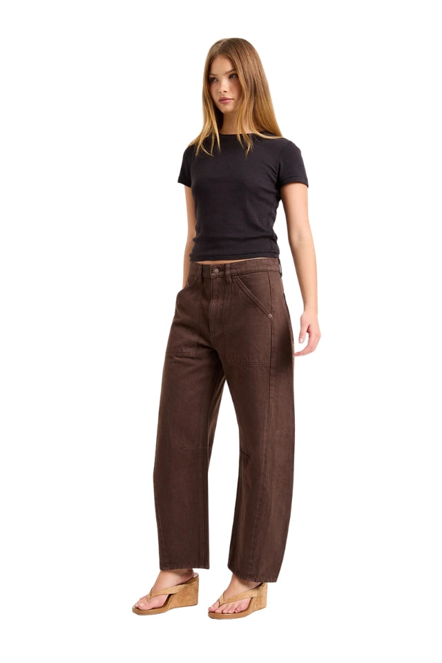 Arc Barrel Jean - Chocolate