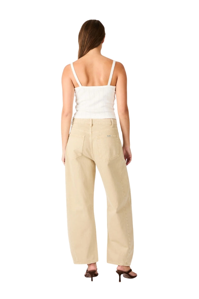 Arc Barrel Jean - Sand