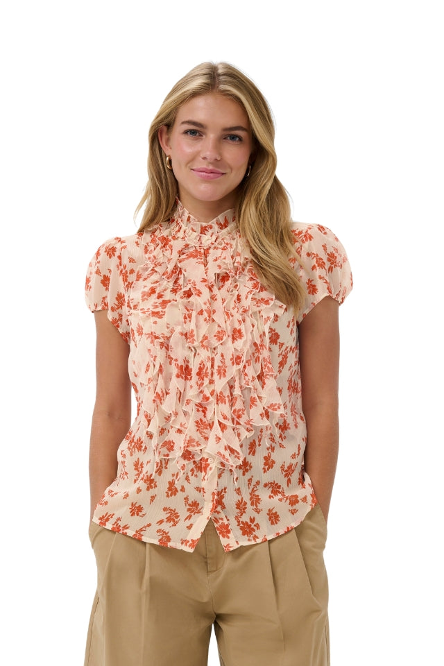 Lilja Short Sleeve Shirt - Seedpearl Valiant