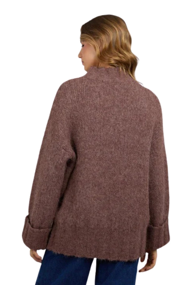 Mabel Knit Jumper - Chocolate