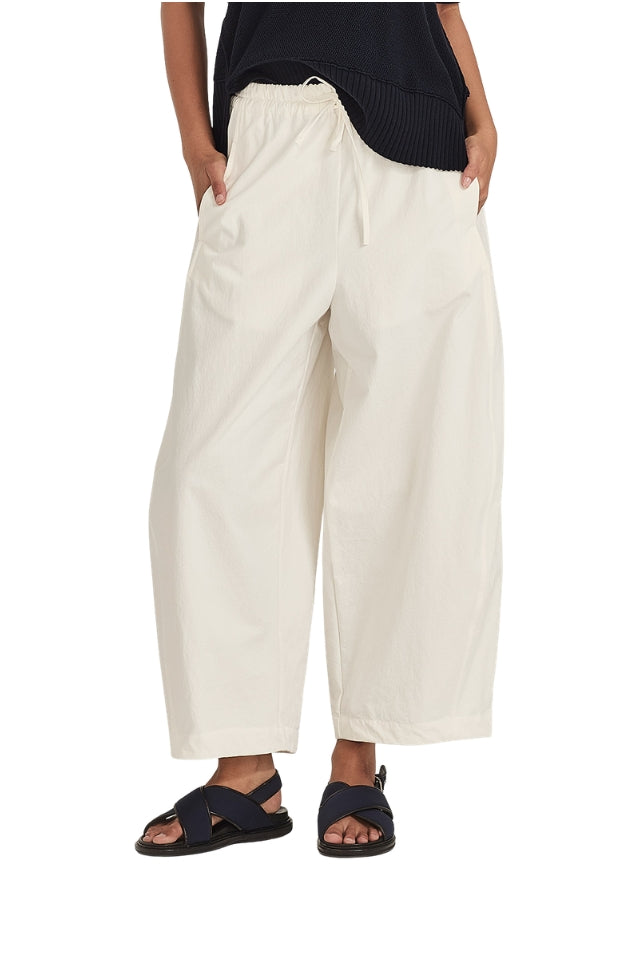 Harriet Barrel Pant - Ivory