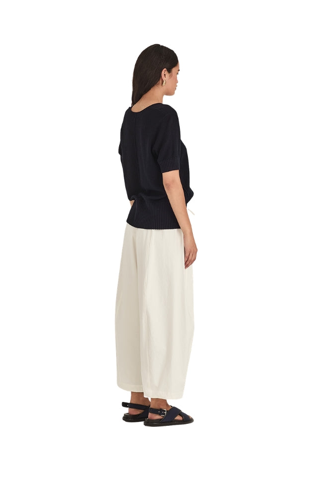 Harriet Barrel Pant - Ivory