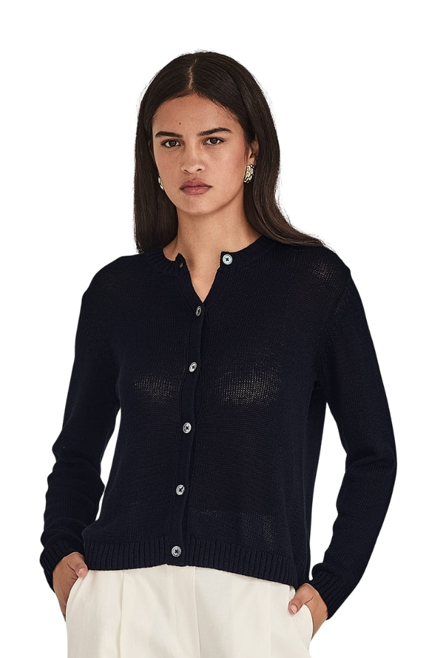 Stella Cardigan - French Navy