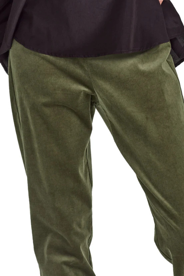 Cord Cuffed Hepburn Pant