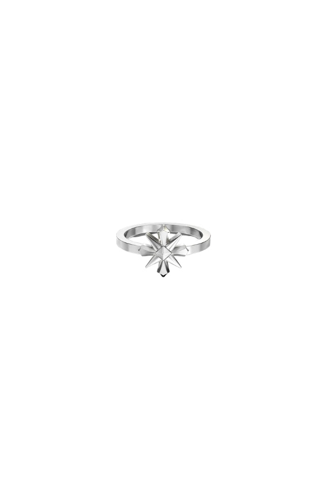 Midnight Cross Ring - Sterling Silver