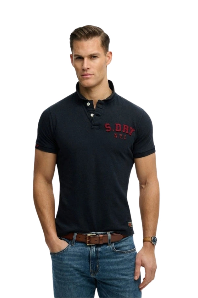 Vintage Athletic Polo - Eclipse Navy