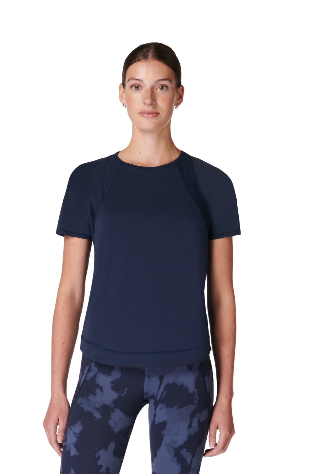 Breathe Easy Mesh T-Shirt - Navy Blue