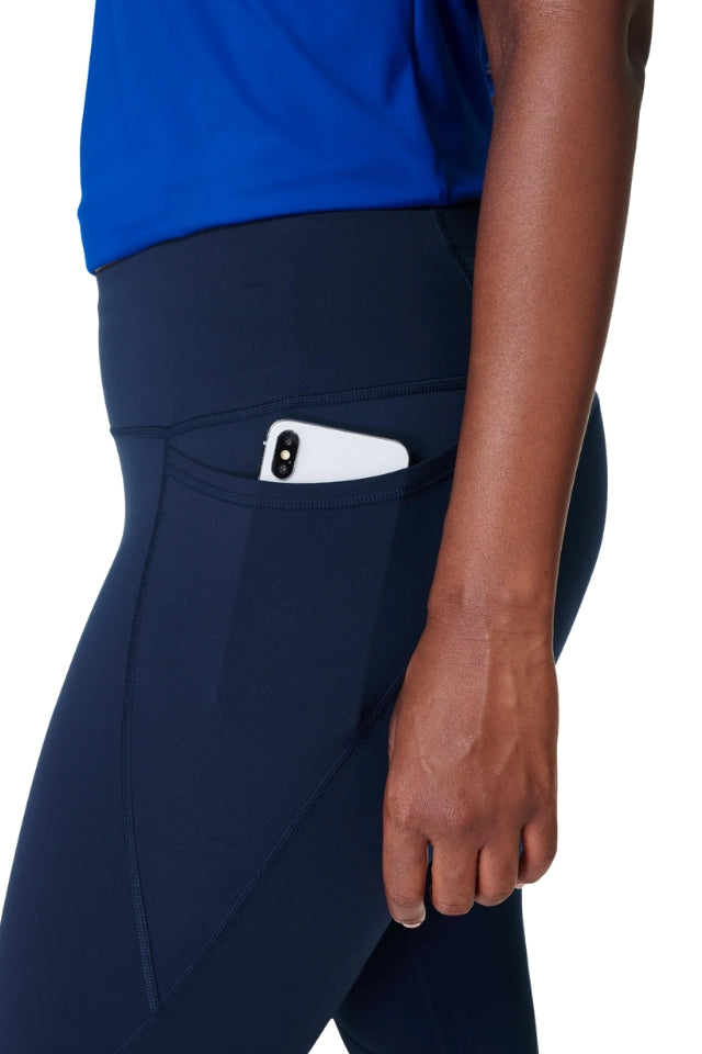Power 7/8 Workout Leggings - Navy