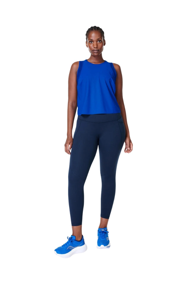 Power 7/8 Workout Leggings - Navy
