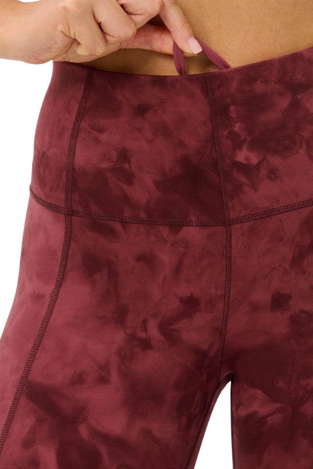 Super Soft 7/8 Yoga Leggings - Sienna Pink Spray Dye