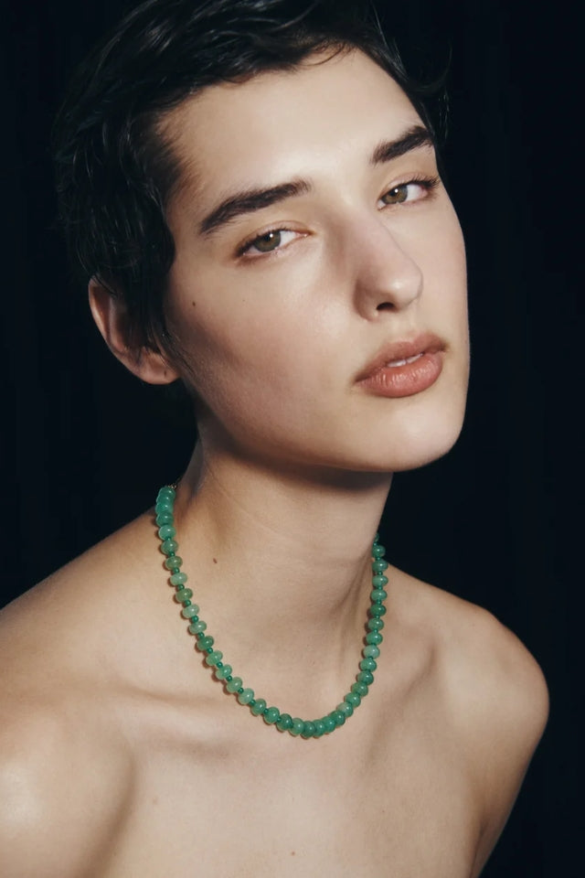 Ma Beaded Necklace - Gold Vermeil