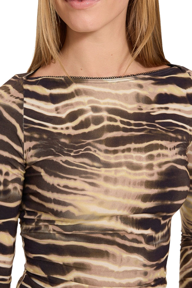 Wild Terrain Long Sleeve Top - Golden Fade