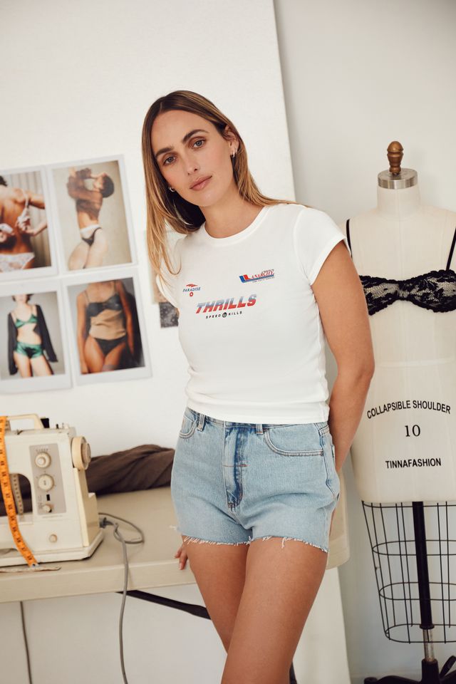 Anarchy In Paradise Club Tee - Dirty White