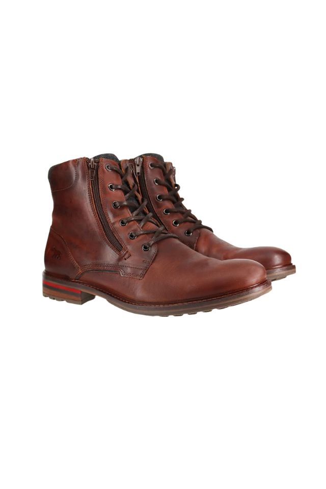 Woodland Lace Up Boots -Rust