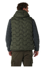 17630827 No Excess Honeycomb Padded Vest Moss 