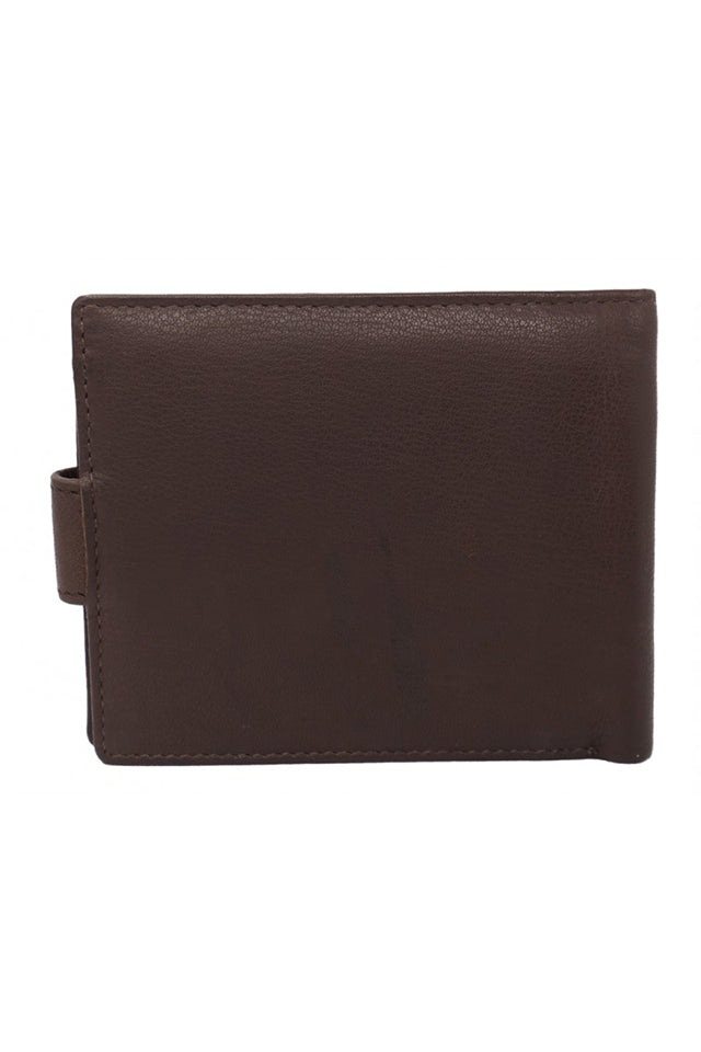 7278-2 Baron Leathergoods Men's Leather Wallet Brown