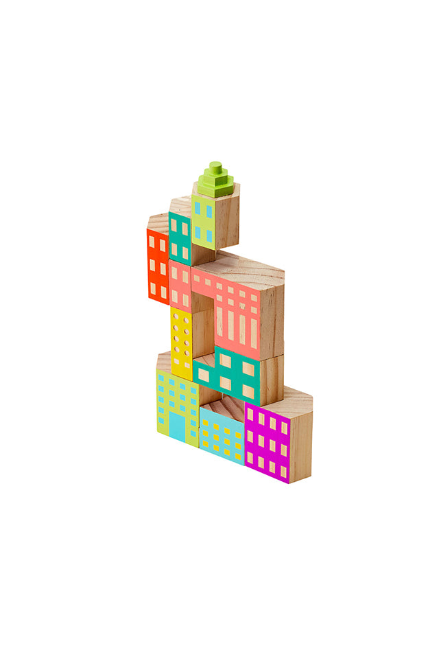 AW-JPBL2 Areaware Blockitecture Deco Classic Building Block Set