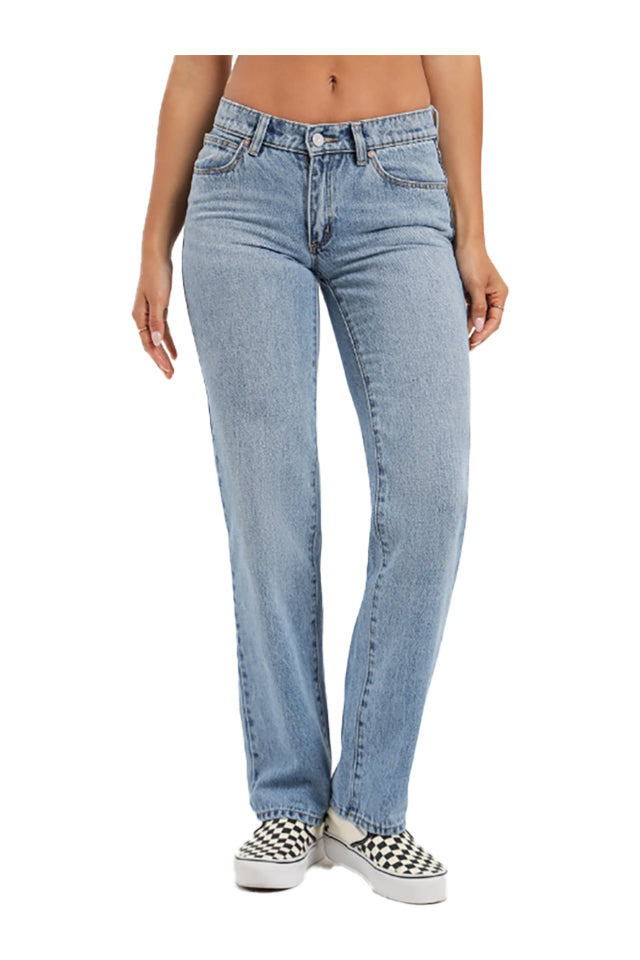 Abrand 99 Low Straight Harley Jean Mid Vintage Blue