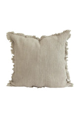 BB0138 French Country Waffle Cotton Cushion Cover Natural