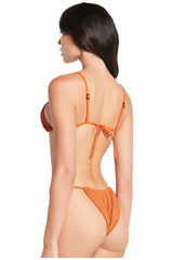 BOUND366M Bond Eye Luana Triangle Bikini Top Burnt Orange 