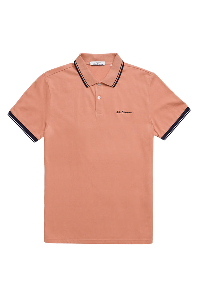 BS0059310530 Ben Sherman Signature Polo Dark Pink
