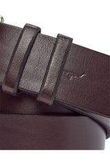 RM Williams 1 1/2 Inch Covered Buckle Belt Chestnut