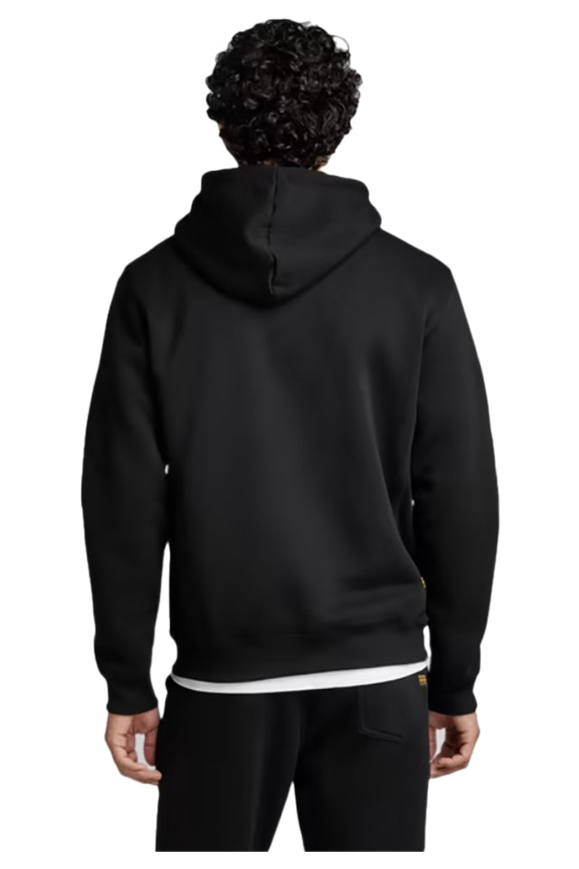 D16121 C235 G-Star Premium Core Hooded Sweatshirt Dark Black