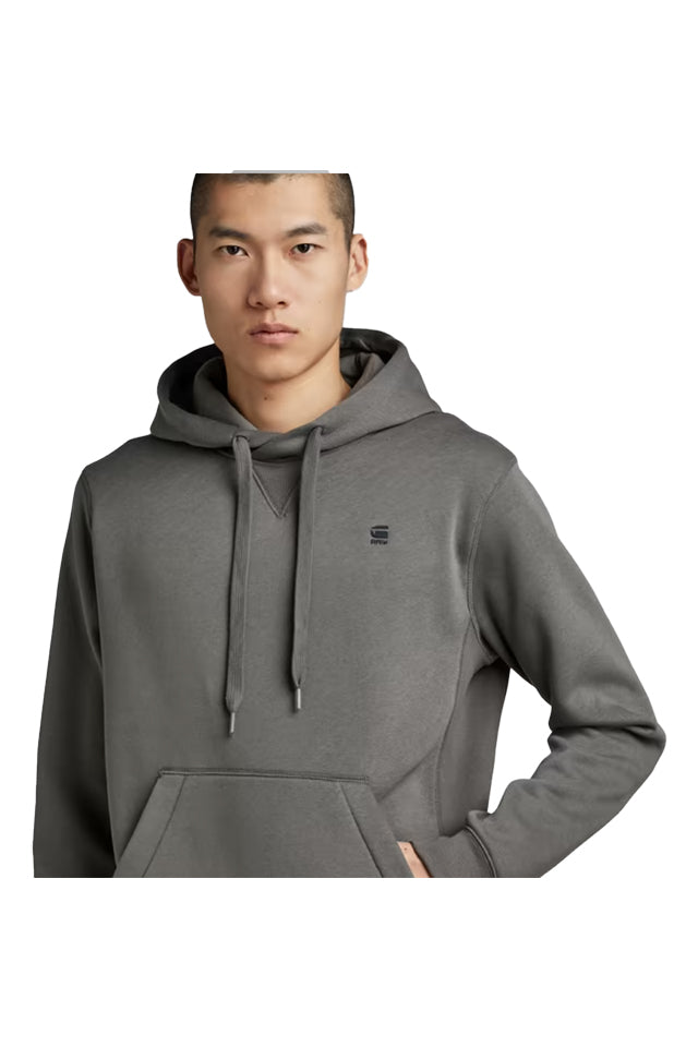D16121 C235 G-Star Premium Core Hooded Sweatshirt Granite