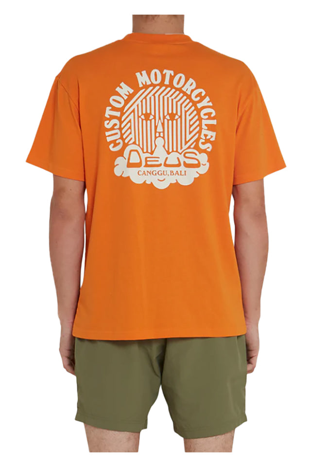 DMS221656C Deus UV Tee Orange Ochre