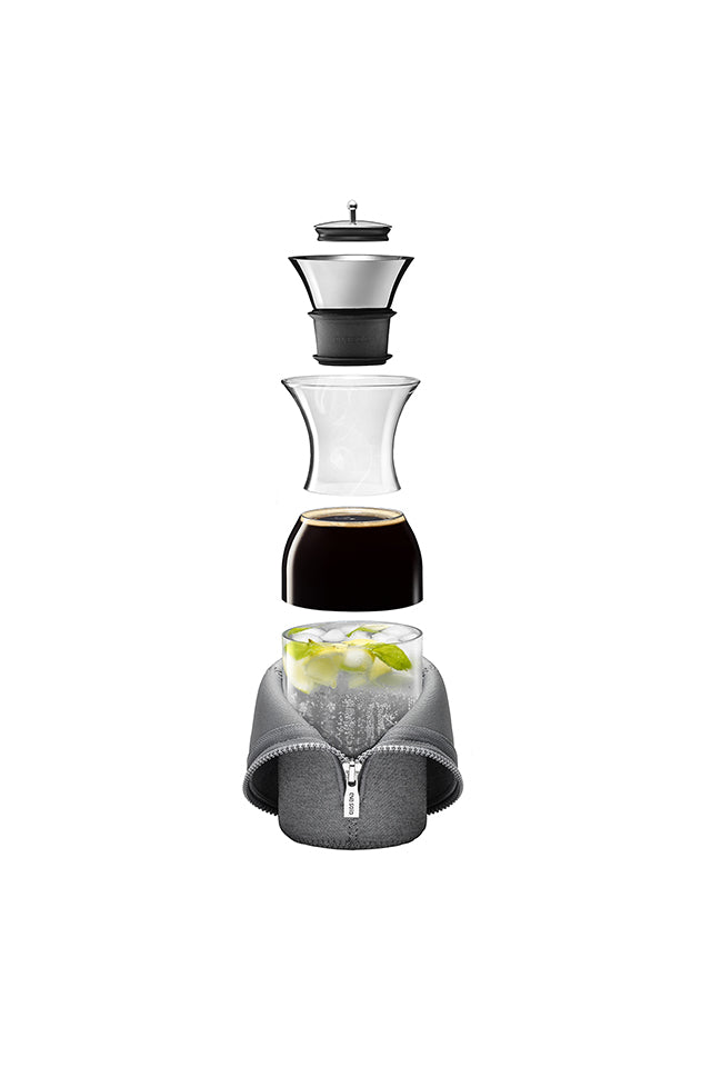 EVA SOLO Fridge Carafe with Woven Cover 10L Dark Grey 1