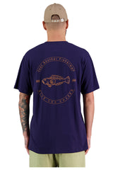 JAF1354 Just Another Fisherman Blue Cod Chaser Tee Navy 