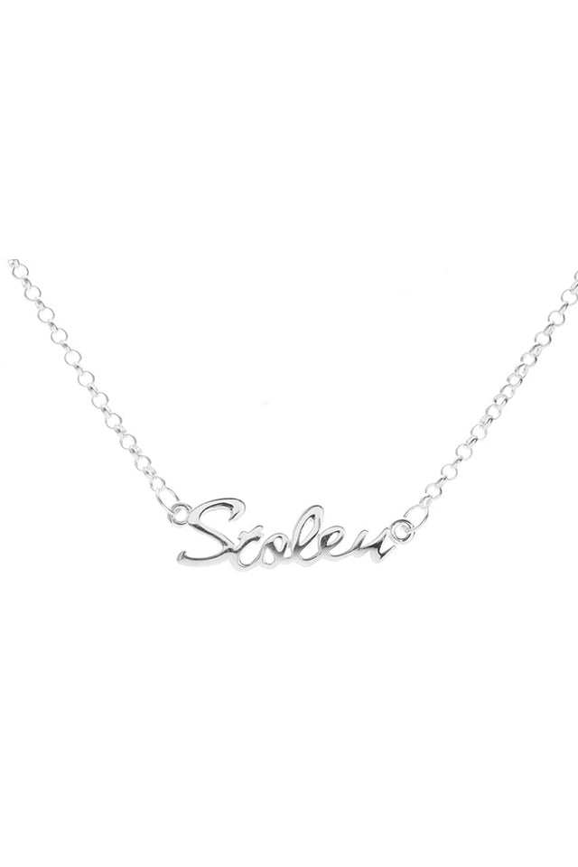 JWL2014 SGC Stolen Script Necklace