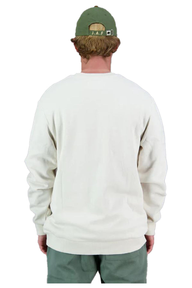 Just Another Fisherman JAF1470 Home of the Salty Anglers Crew Antique White