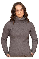 NW3172 Noble Wilde Polo Neck Sweater Shale
