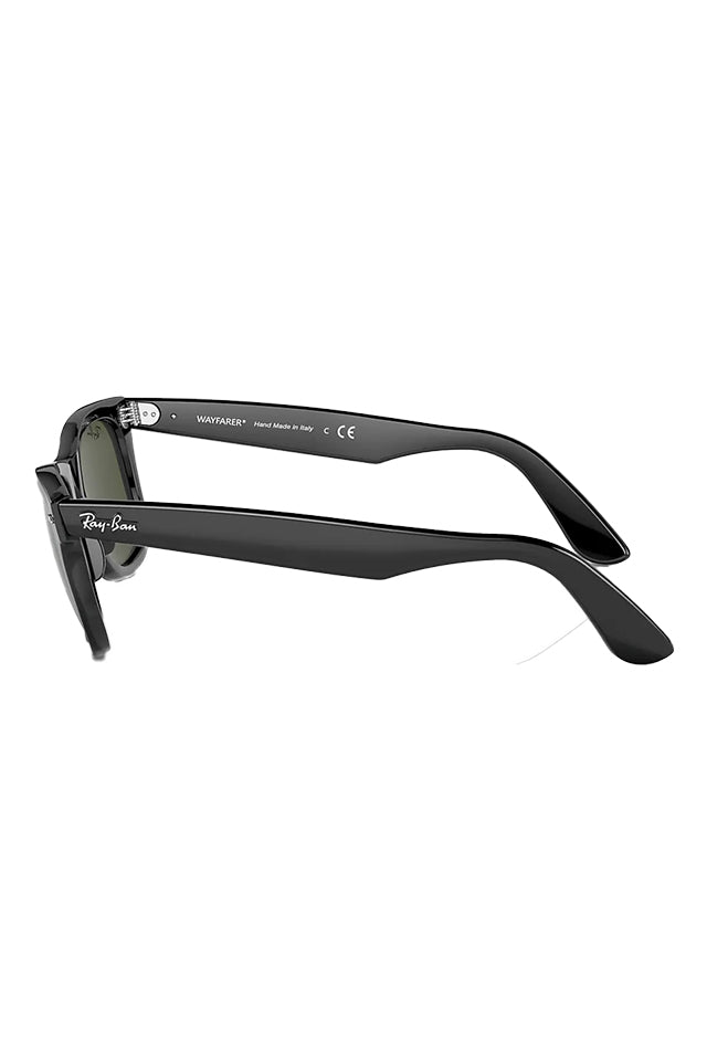 Ray-Ban 0RB2140 Wayfarer Black with Green