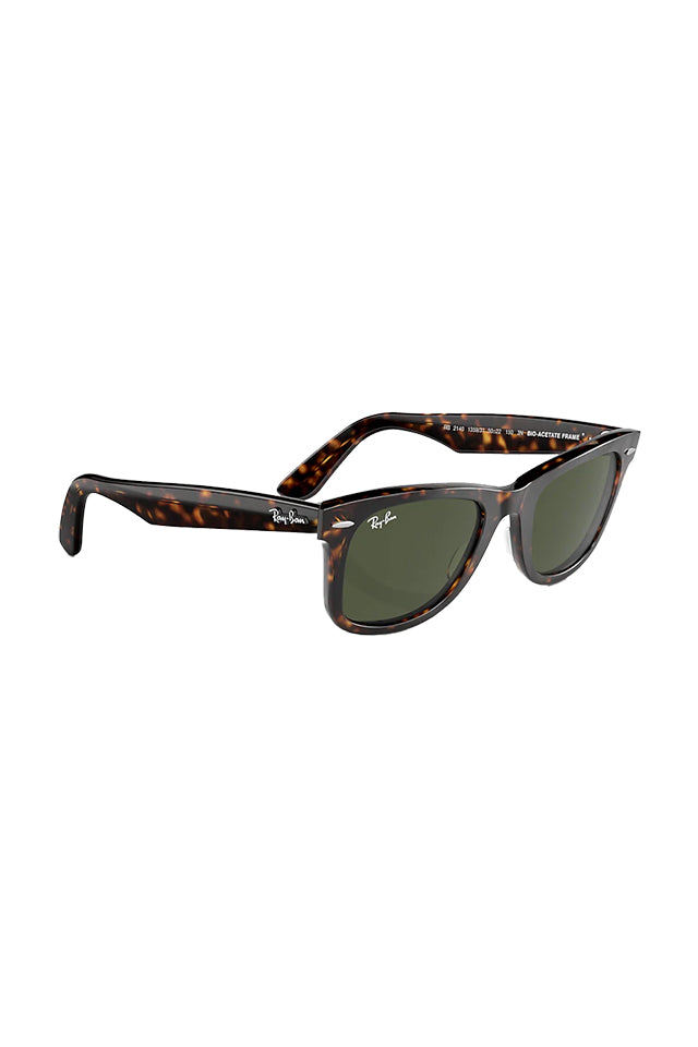 Ray-Ban 0RB2140 Wayfarer Havana with Green