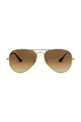 Ray-Ban Aviator Large Metal Arista Sunglasses Gradient Brown 