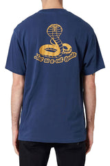 Rollas 16926 Mad Snake Logo Tee Vintage Blue 