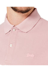 SM23SP1H Superdry Vintage Pique Relax Polo Soft Pink 
