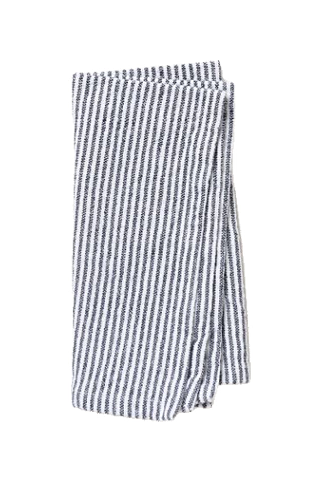TES5037 Citta Stripe Washed Cotton Napkin Navy