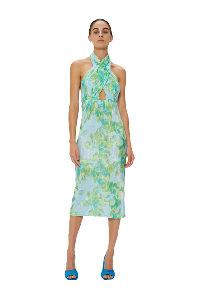 Meet The Sky Pleat Midi Dress – Thomas's Department Store