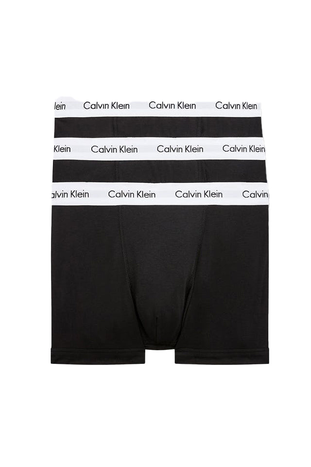 Calvin Klein Cotton Stretch Classic Fit Trunk (3 Pack) Black