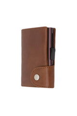 C-Secure Tanned Leather Wallet Brown