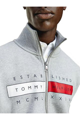 Tommy Hilfiger Global Hilfiger Zip Through Jacket Grey Heather