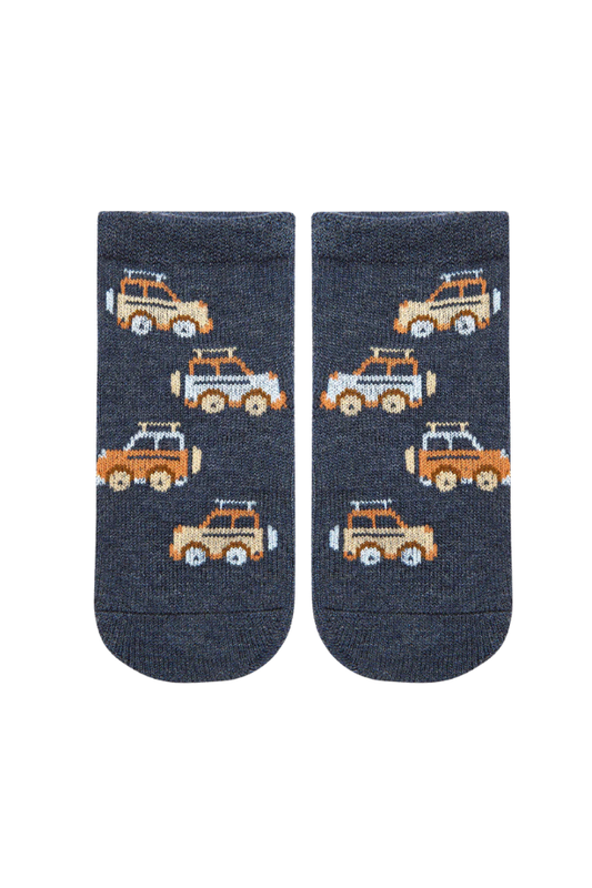 Organic Socks Ankle Jacquard - High Country