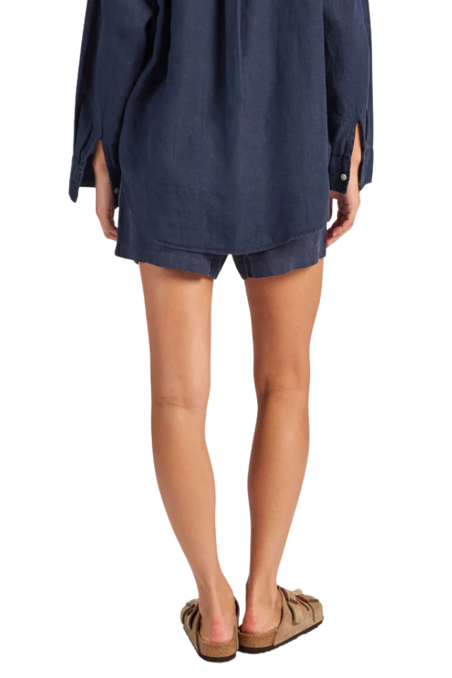 Riviera Linen Short - Patriot Blue