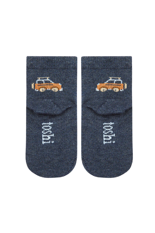 Organic Socks Ankle Jacquard - High Country