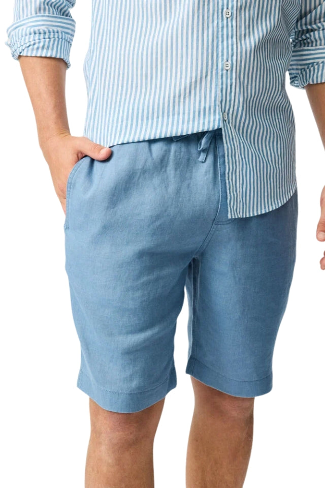Linen 9" Resort Short - Teal