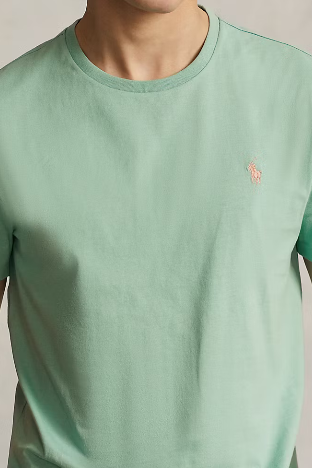 Slim Fit Crewneck T-Shirt - Pastel Green